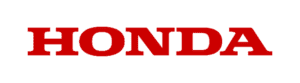 Honda red text logo